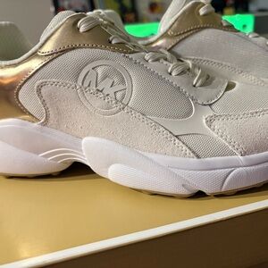 Michael Kors Pale Gold Sami Trainer
